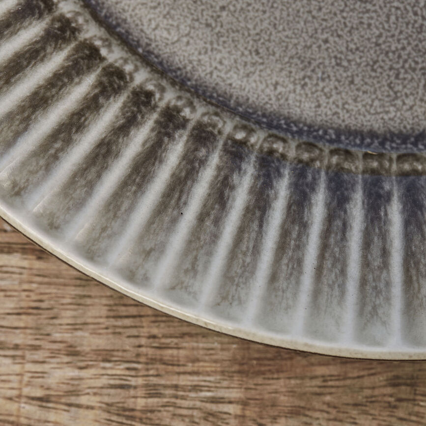 Pleat Assiette à Déjeuner, 22 cm