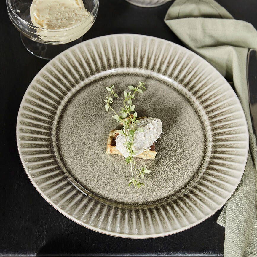 Pleat Tanjur za glavno jelo 27 cm