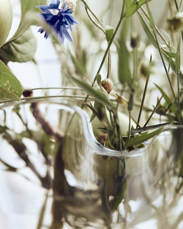 Plis Vaza 17 cm prozirna