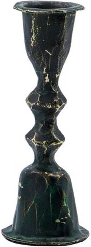 Portacandele per candela classica Mero 12 cm nero
