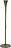 Portacandele per candela classica Stada 52,5 cm ottone antico