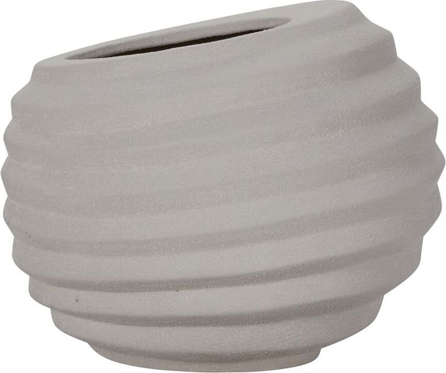 Portavaso Happ 36 cm colore bianco sporco