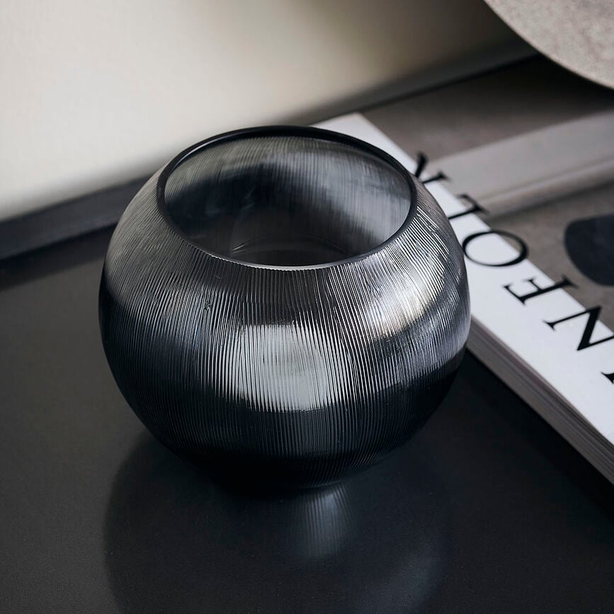 Portavelas para velas de té Chub, marrón