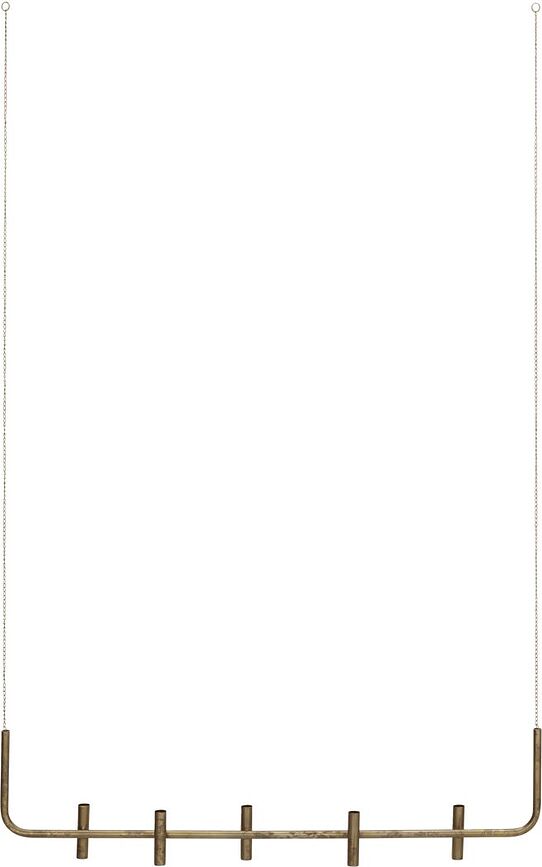 Portavelas de latón Maxi, acabado antiguo