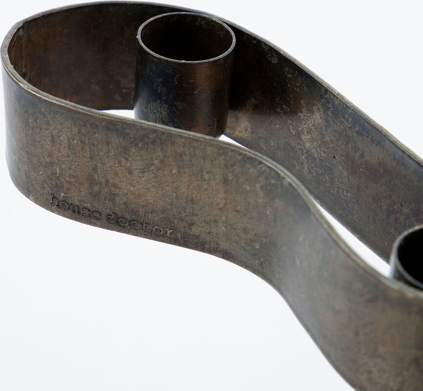 Portavelas Flood, bronce antiguo