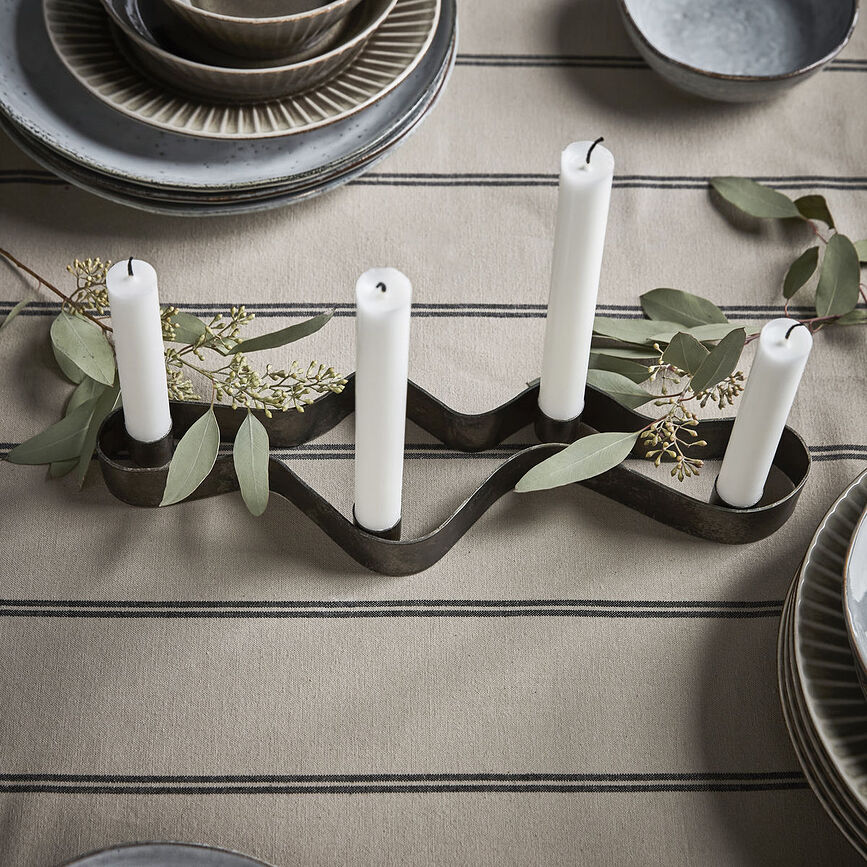 Portavelas Flood, bronce antiguo