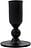 Portavelas Folk, para vela clásica, 7 cm, negro