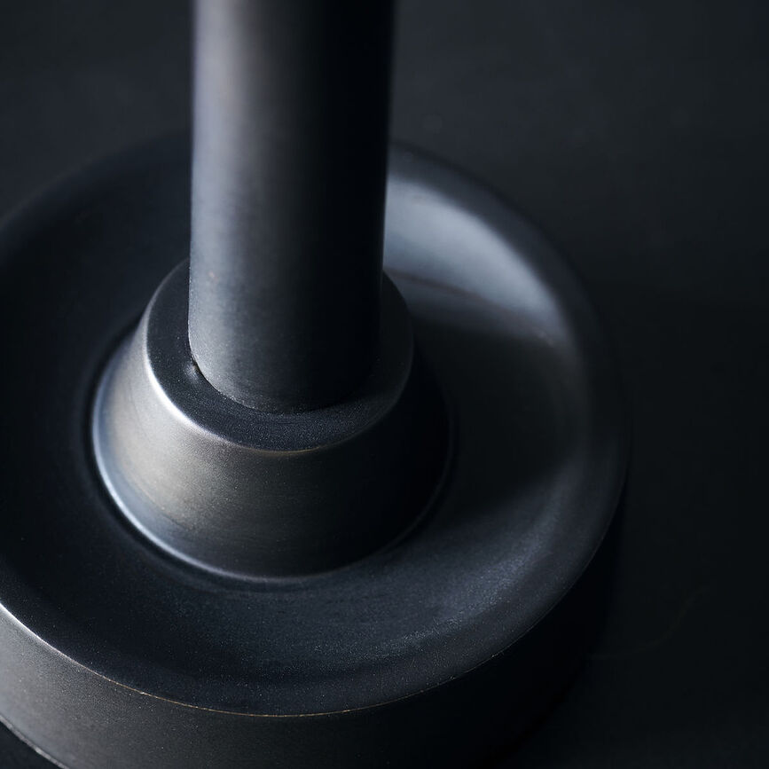 Portavelas Jersey, 20 cm, marrón