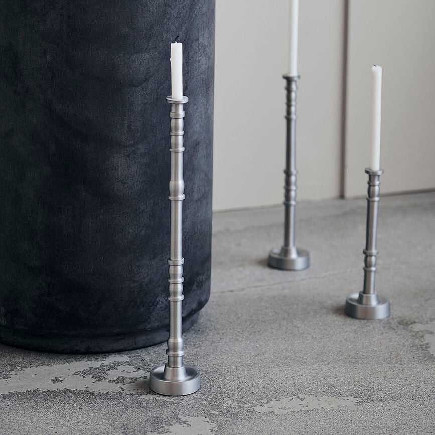 Candelabro Jersey, 36 cm, plateado