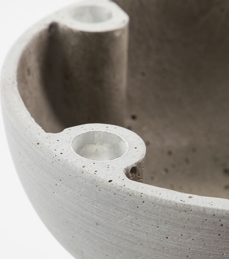 Portavelas Marb, gris