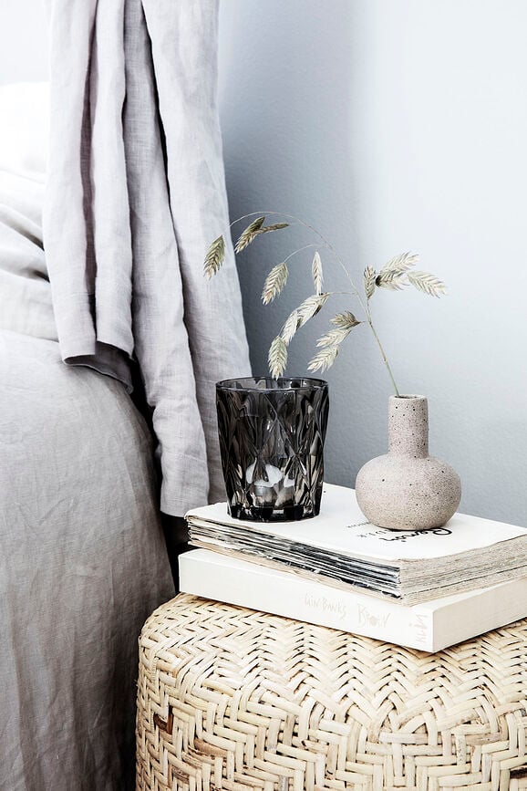 Portavelas para vela de té Facet, gris