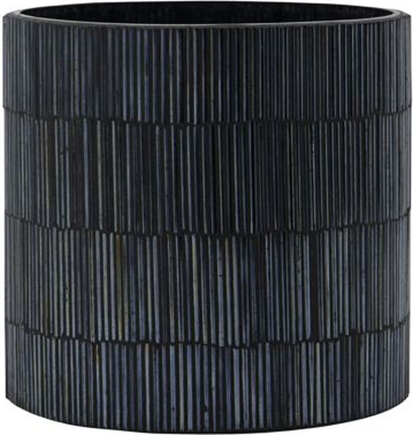 Portavelas para vela de té Gara, negro