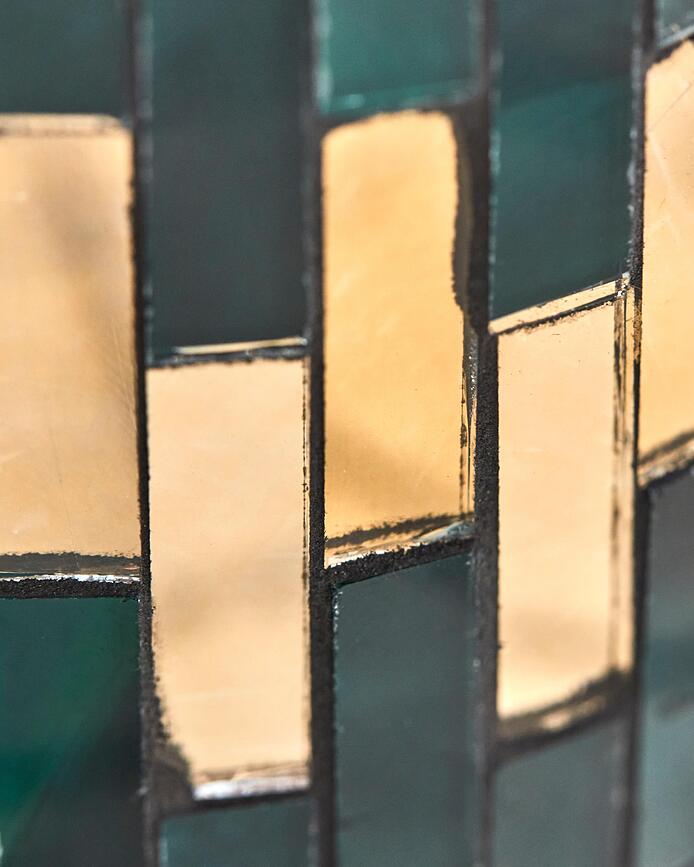 Portavelas para velas de té Shine, 8 cm, verde