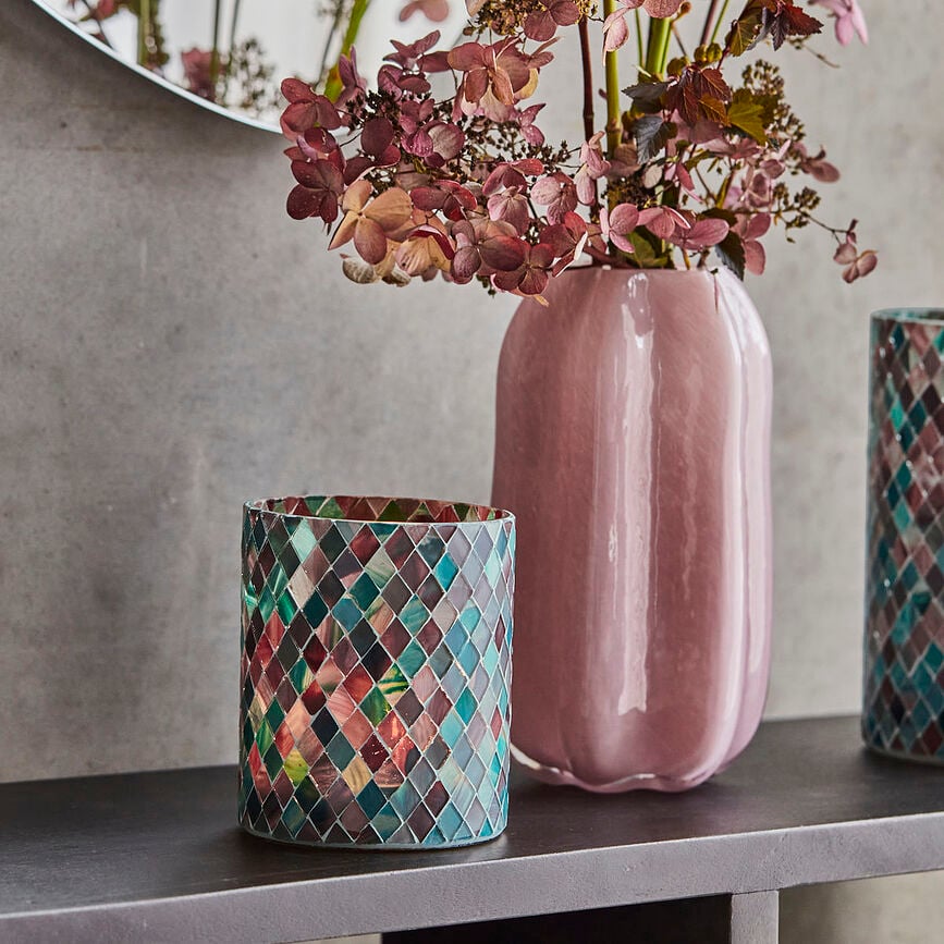 Portavelas para velas de té Teela, 13 cm