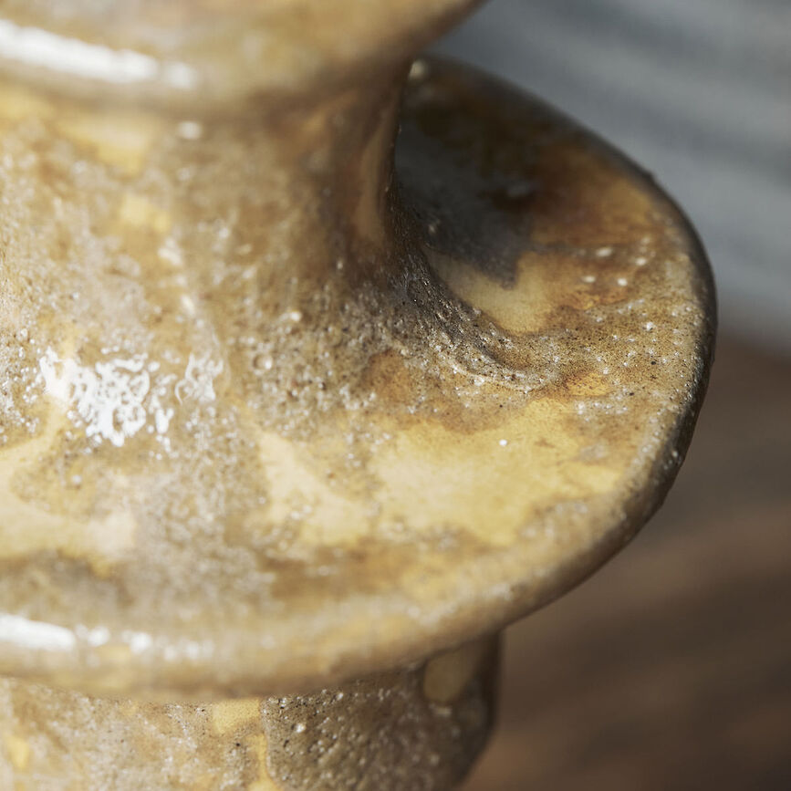 Raag Κηροπήγιο για κλασικό κερί, 16 cm, κίτρινο