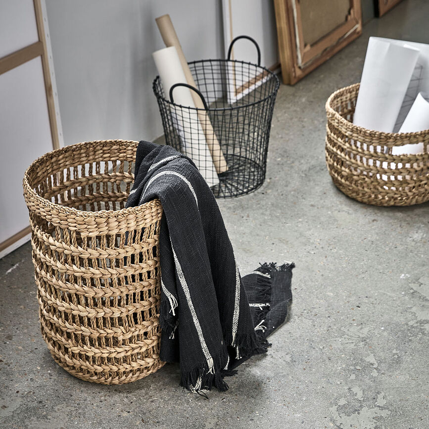 Ramla Paniers de Rangement, naturels, Lot de 2