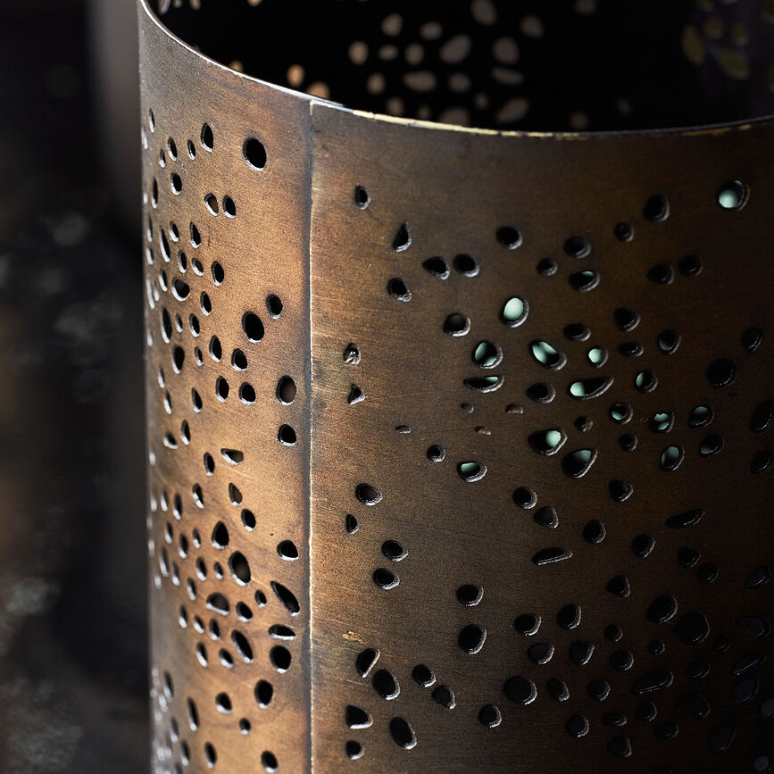 Rando Κηροπήγιο για ρεσό, 13 εκ., μπρονζέ αντικέ