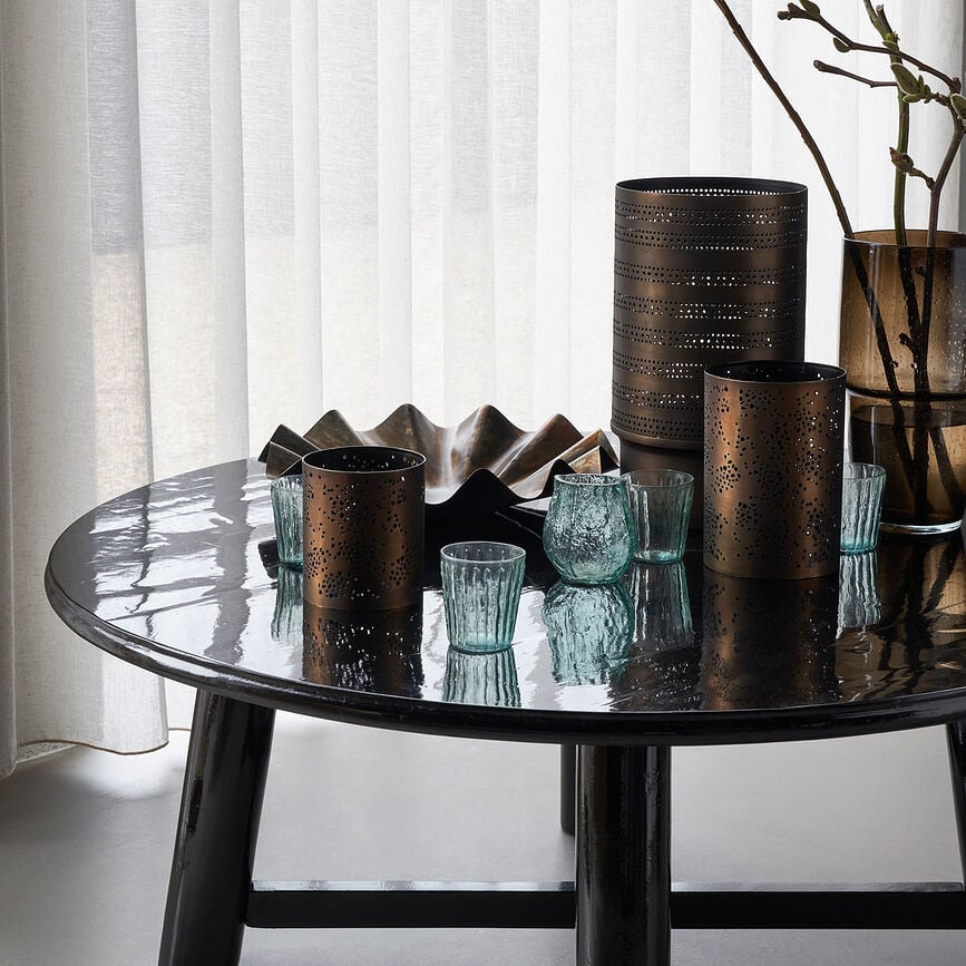 Rando Svečnik za čajne svečke, 13 cm, antični bron