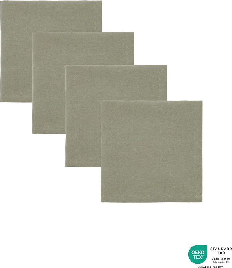 Real Napkins dark green 4 pcs