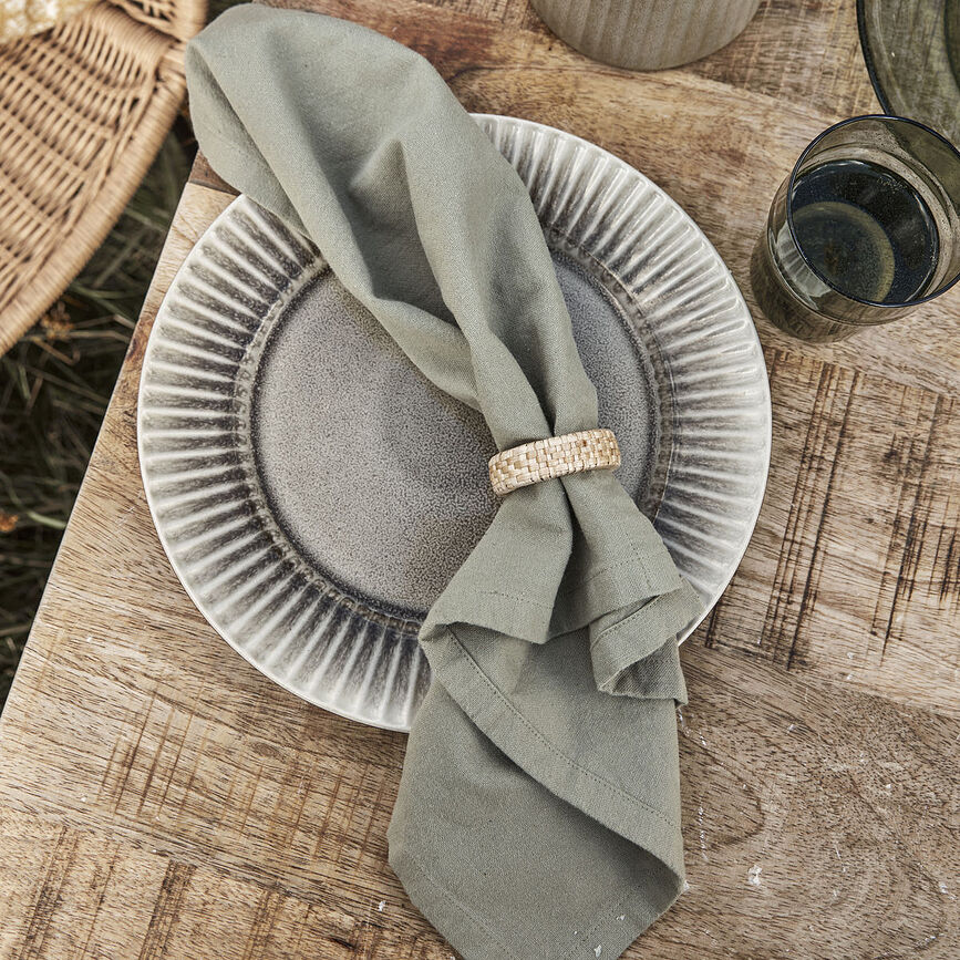 Real Napkins dark green 4 pcs