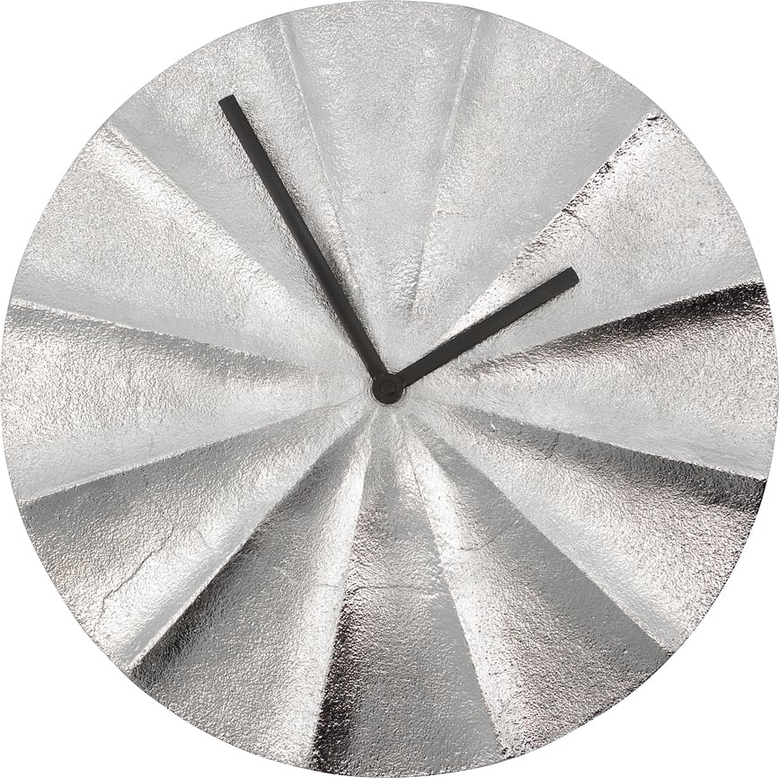 Reloj de pared HDShow, plateado