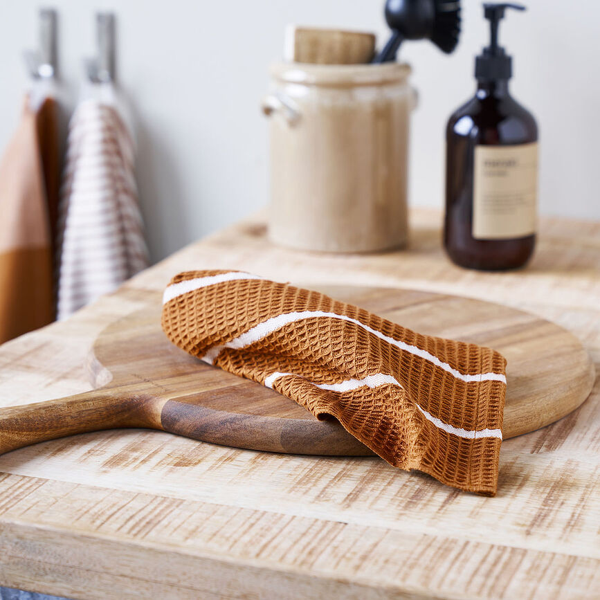 Rena Torchons de Cuisine, 30 x 30 cm, bleus, Lot de 2