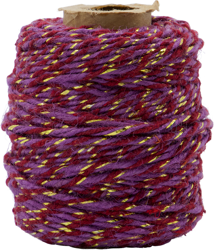 Ribbon dekoratyvinė juostelė, purpurinė