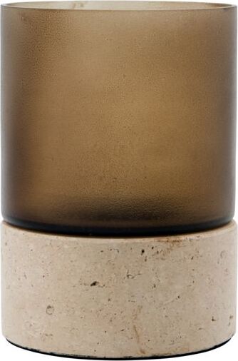 Rivo Kerzenhalter für Teelichter 14 cm braun