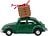 Різдвяна прикраса Xmas автомобіль 8,5 см, зелений
