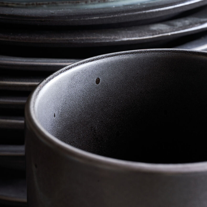 Rustic Boîte de Rangement, bleu-gris