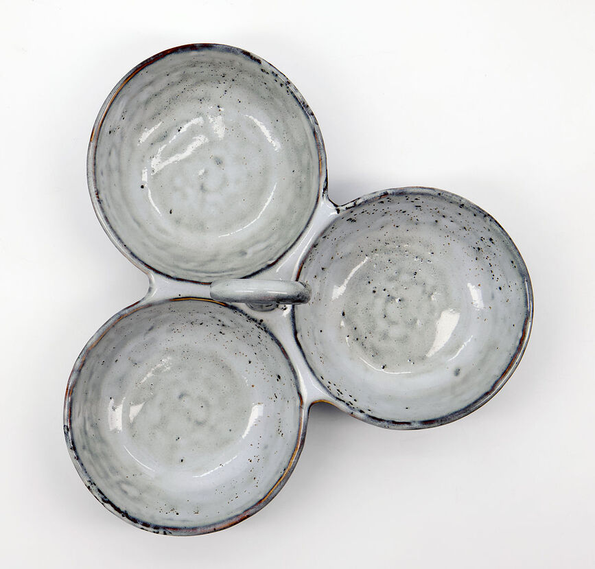 Rustic Bols à Apéritif, gris-bleus