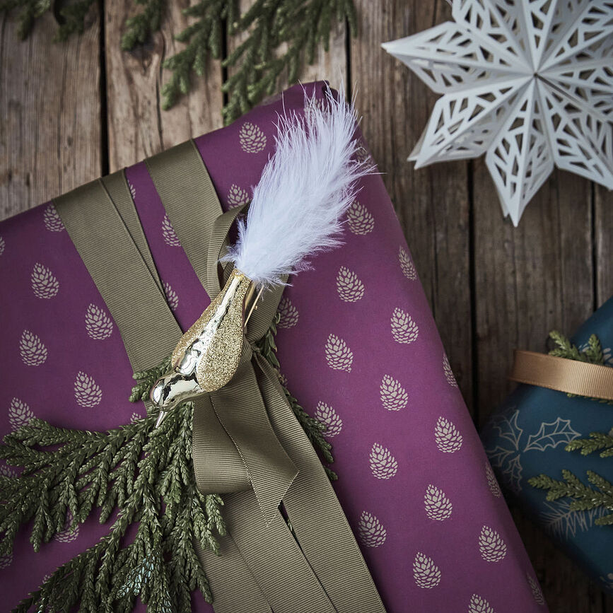 Safar Božične dekoracije, zlate, 4 kosi