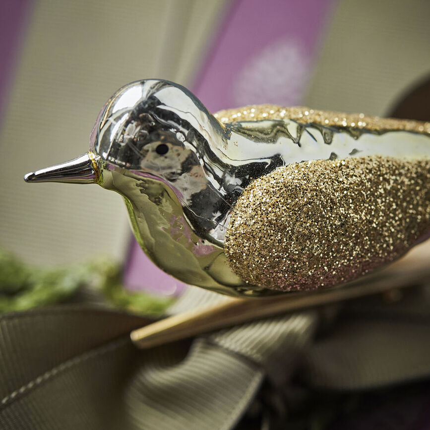 Safar Χριστουγεννιάτικα Διακοσμητικά, χρυσά, 4 τμχ