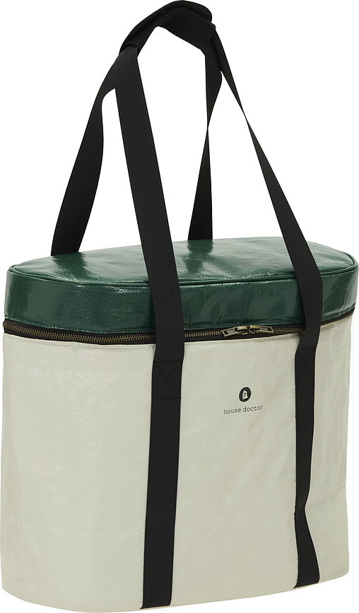 Šaltkrepšis HDPicnic, 38 cm, kreminės-žalios spalvos