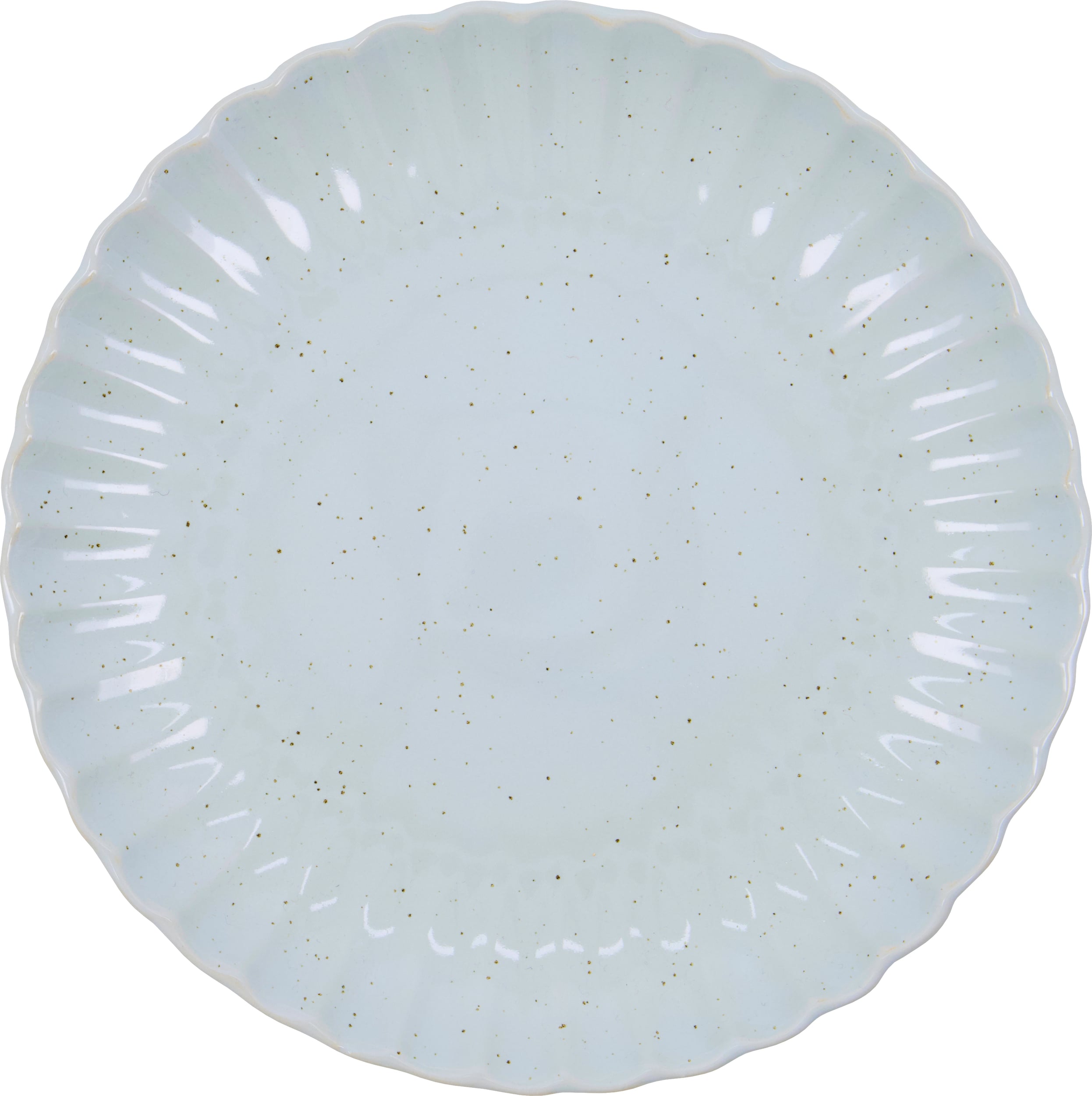 Scallop Speiseteller 26 cm, hellblau