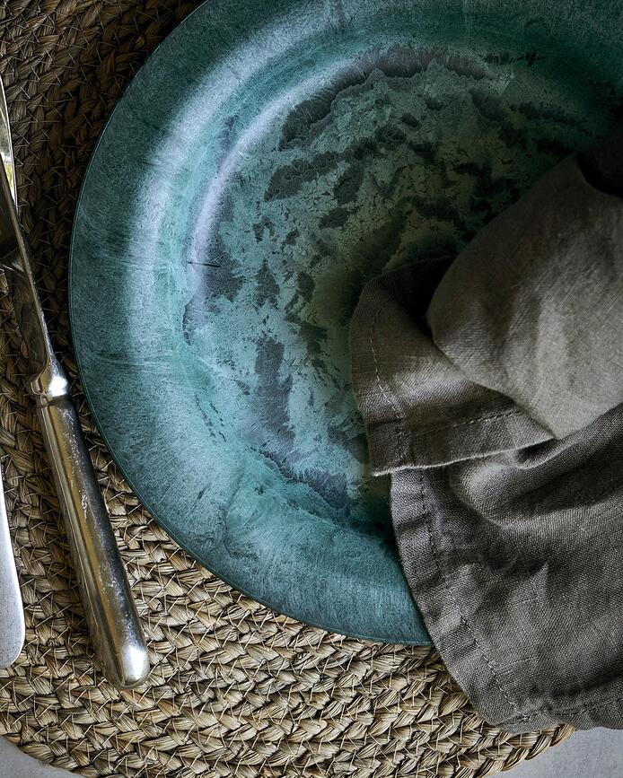 Serveur Desertni krožniki, črni, 4 kosi