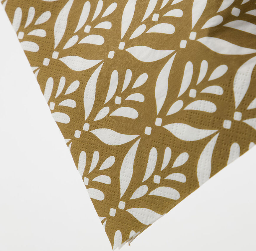 Servilletas de papel Mento, negras, 40 unidades