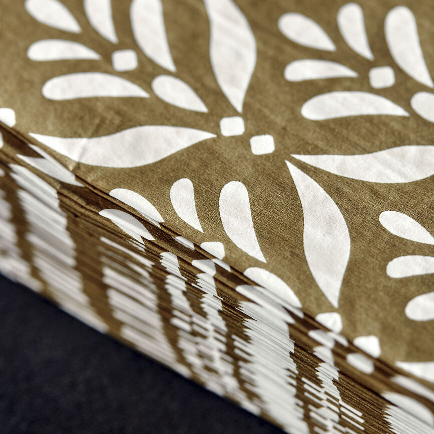 Servilletas de papel Mento, negras, 40 unidades