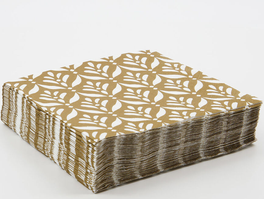 Servilletas de papel Mento, negras, 40 unidades