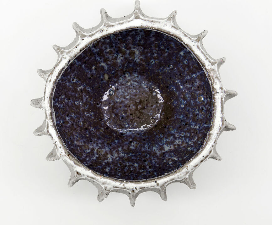 Shell Κασπώ, 18 cm, μπεζ-γκρι