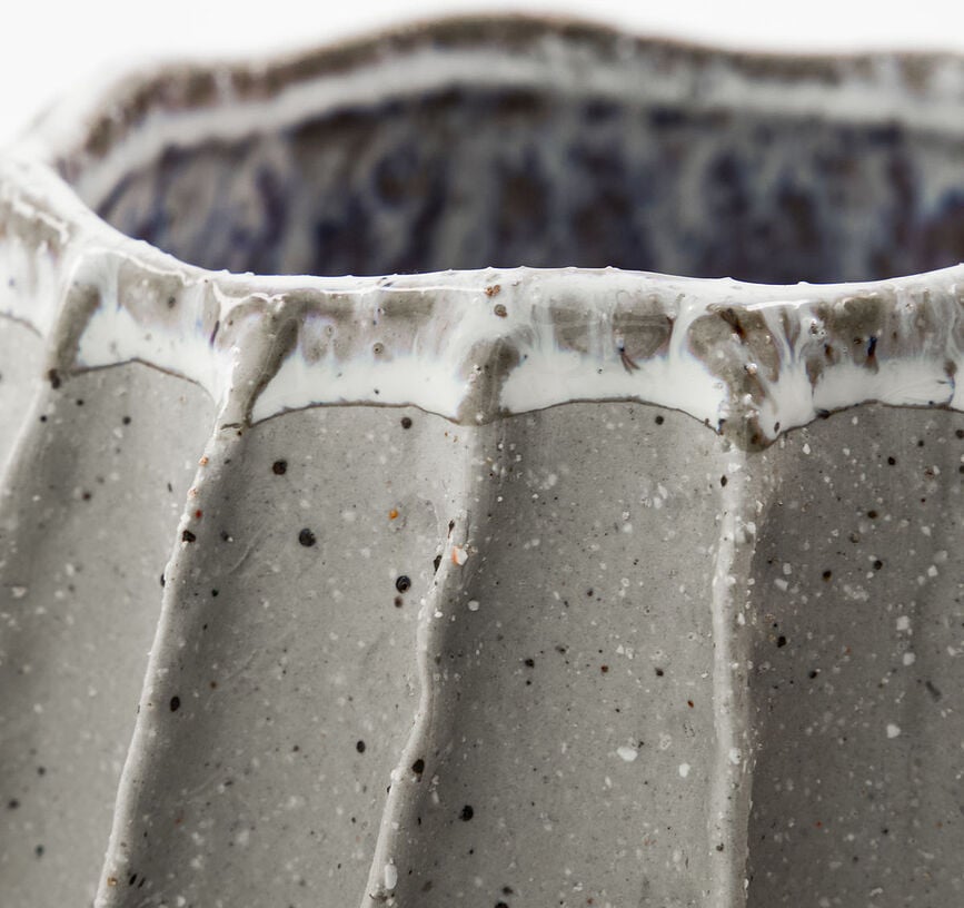 Shell Ukrasna Tegla 18 cm bež siva