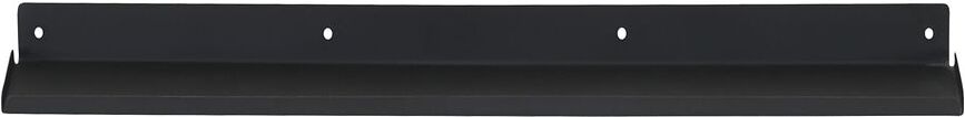 Sieninė lentyna Ledge juodos spalvos 80 cm