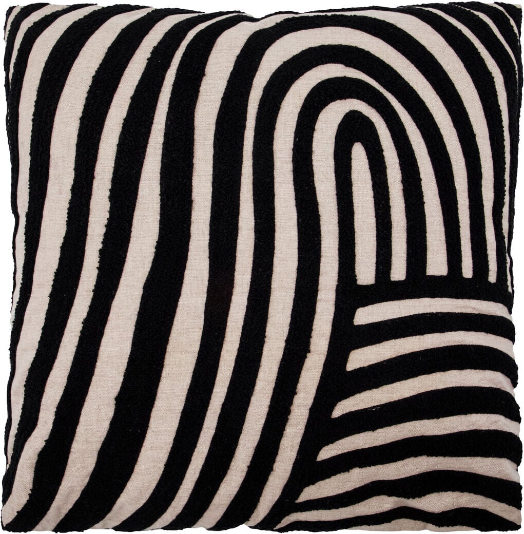 Sky Dekokissen 50 x 50 cm, beige-schwarz