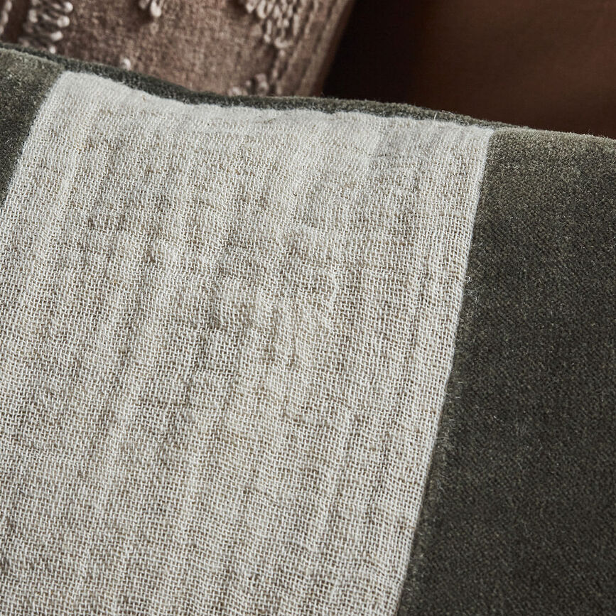 Sono Housse de Coussin 40 x 60 cm, verte