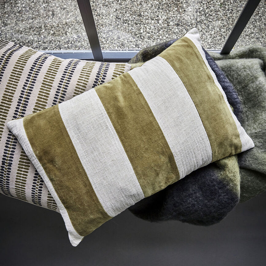 Sono Housse de Coussin 40 x 60 cm, verte