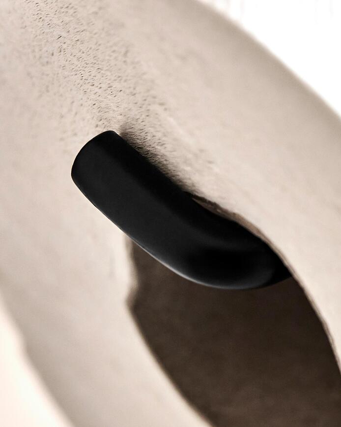 Soporte para Papel Higiénico Pati, negro