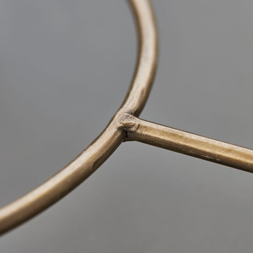 Soporte para platos de latón antiguo Sana, 32 cm