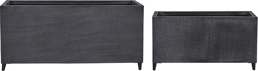 Soportes Para Macetas File, grises, 2 unidades