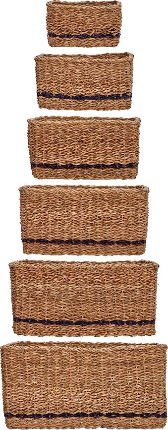 Squares Καλάθια αποθήκευσης, 6 τμχ