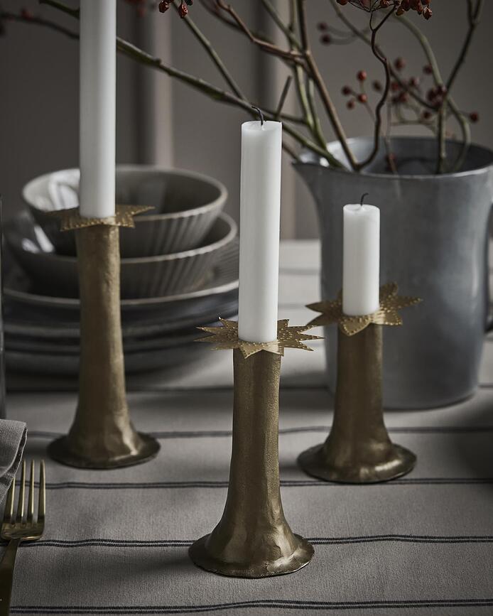 Star Accessoires pour Bougies, en laiton, Lot de 3